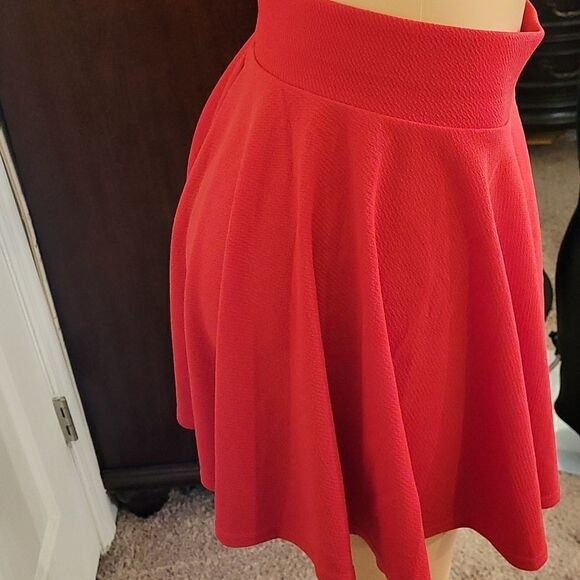 URBAN COCO WOMEN"S BASIC VERSATILE STRETCHY FLARED CASUAL MINI SKATER SKIRT - Picture 6 of 15